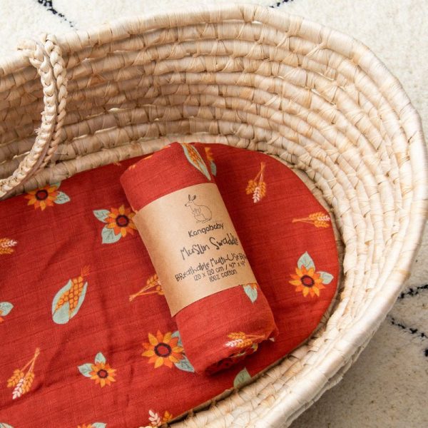 Children's Kangobaby 100% Cotton Muslin Swaddle - Living Simply House