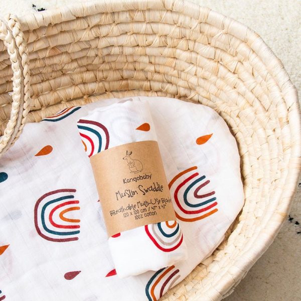 Children's Kangobaby 100% Cotton Muslin Swaddle - Living Simply House