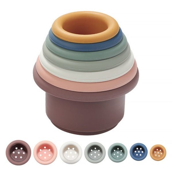 Children's Silicone Stacking Cups - Living Simply House