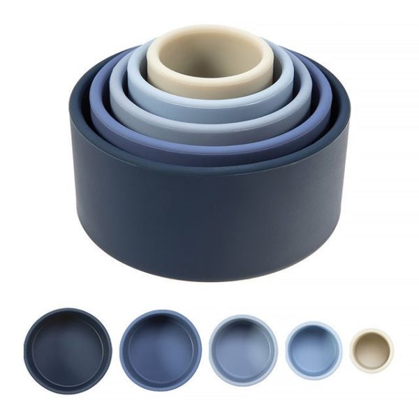 Children's Silicone Stacking Cups - Living Simply House