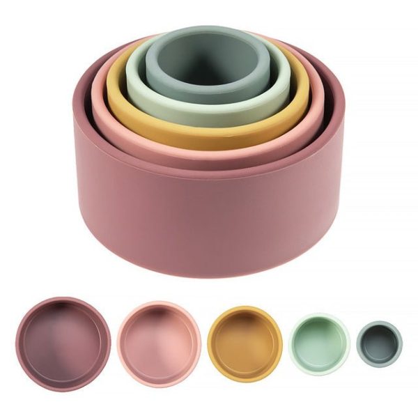 Children's Silicone Stacking Cups - Living Simply House