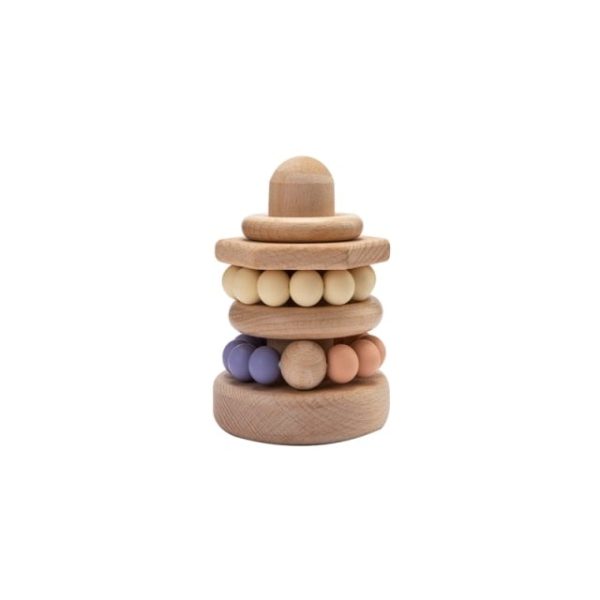 Children's Wooden Nordic Style Stacking Rings - Living Simply House